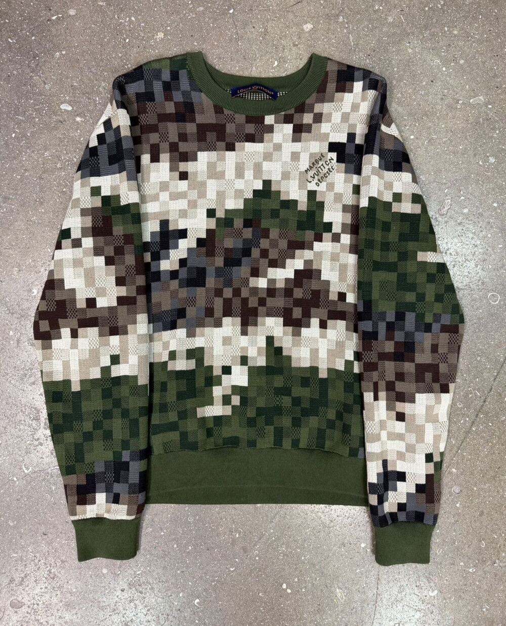 Louis Vuitton Pharrell SS24 Camo Crewneck